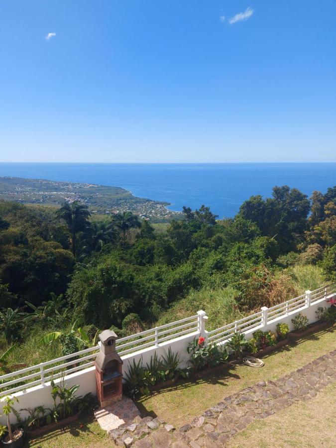 Belavue & Spa Prive, Avec Vue Panoramique Sur Mer, Jardin Creole Paysager, Jacuzzi Prive Bouillante Exterior foto